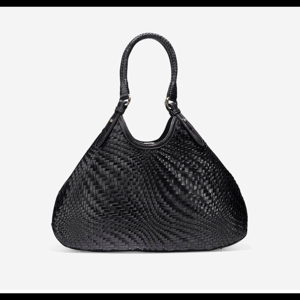 Cole Haan Genevieve Weave Large Triangle Tote